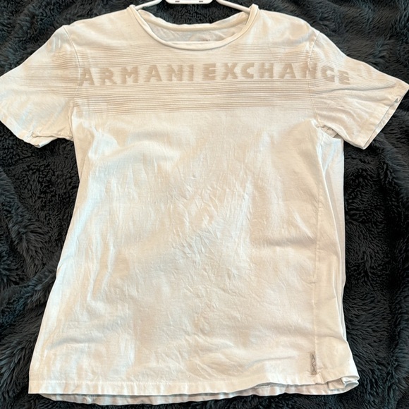 Classic Armani Exchange White Tee - Picture 3 of 3